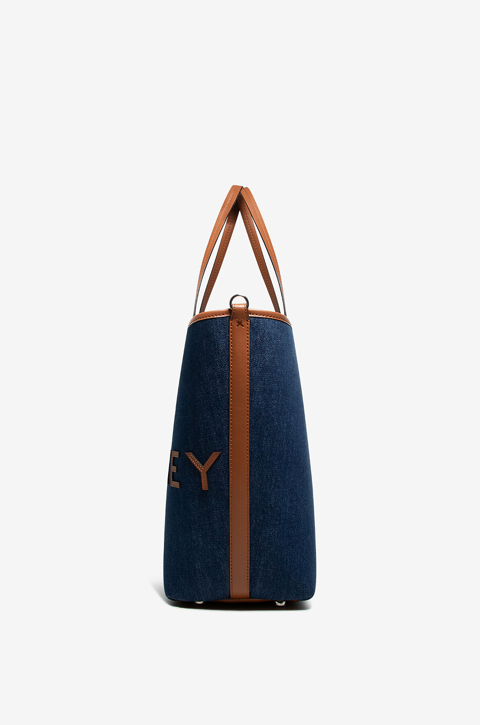 STELLA McCARTNEY SMC Large E/W denim tote bag Women BLUE 5
