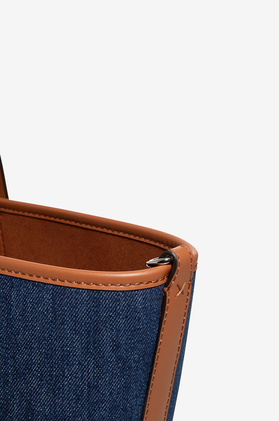 STELLA McCARTNEY SMC Large E/W denim tote bag Women BLUE 7