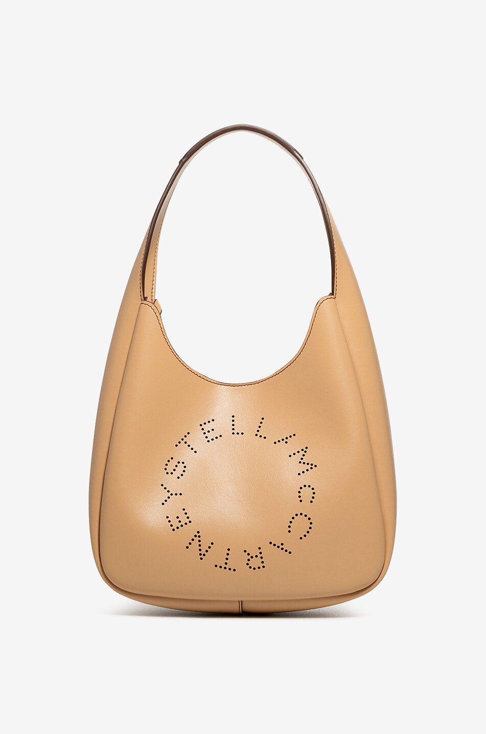 STELLA McCARTNEY Stella Logo faux leather hobo bag Women LIGHT BROWN 1