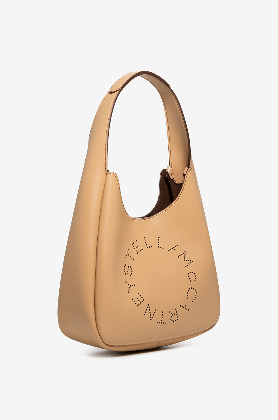 STELLA McCARTNEY Stella Logo faux leather hobo bag Women LIGHT BROWN 2
