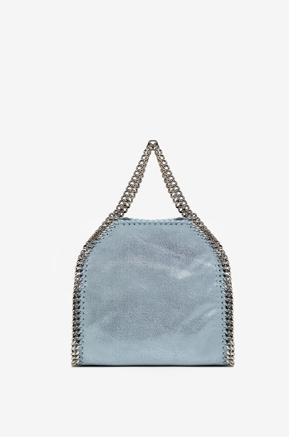 STELLA McCARTNEY Sac porté croisé métallisé Mini Falabella Shiny Dot Femme BLEU 1