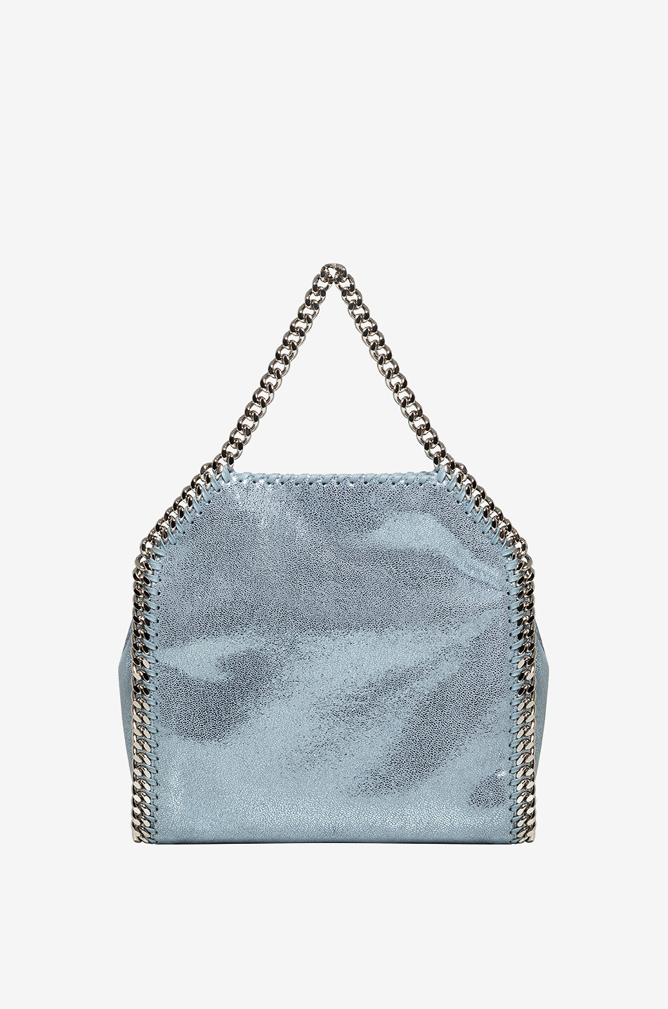 STELLA McCARTNEY Sac porté croisé métallisé Mini Falabella Shiny Dot Femme BLEU 3