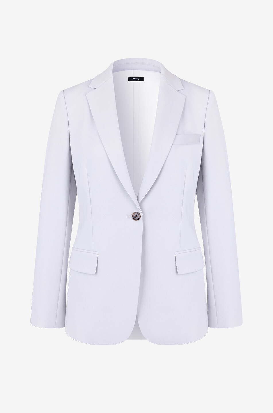 Staple Blazer B slim-fit single-breasted jacket in crepe