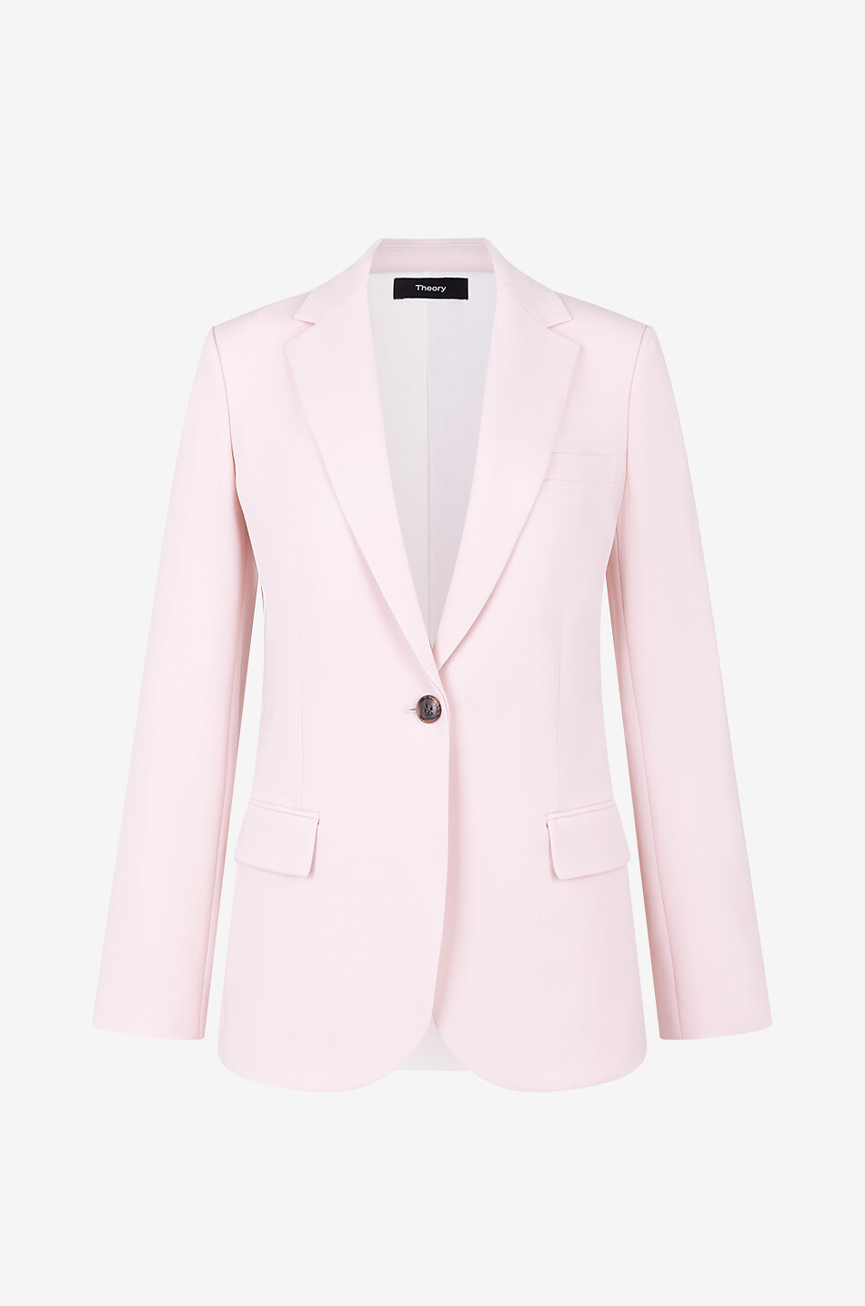 Staple Blazer B slim-fit single-breasted jacket in crepe