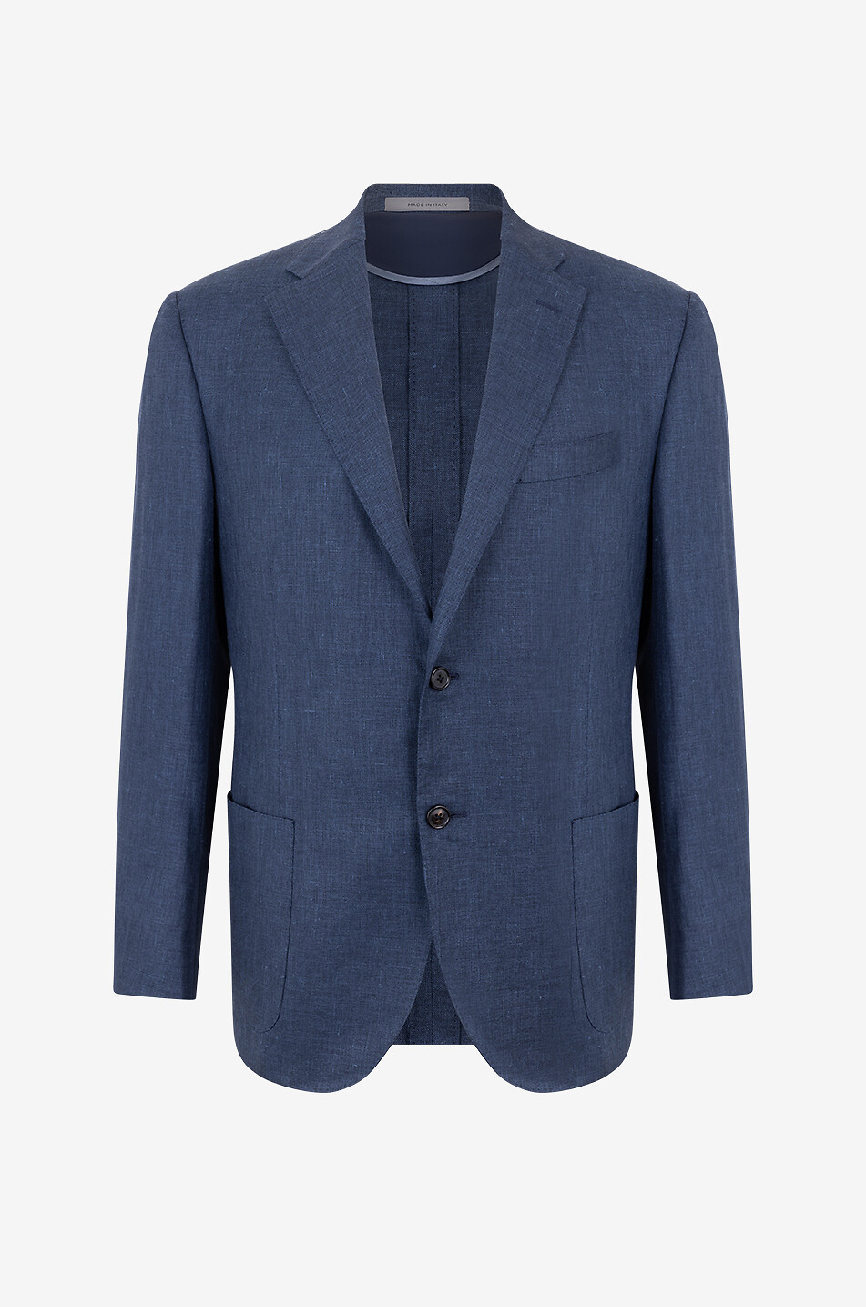 CORNELIANI Einreihiger Blazer aus Schurwolle Leinen und Seide Herren DUNKELBLAU 1