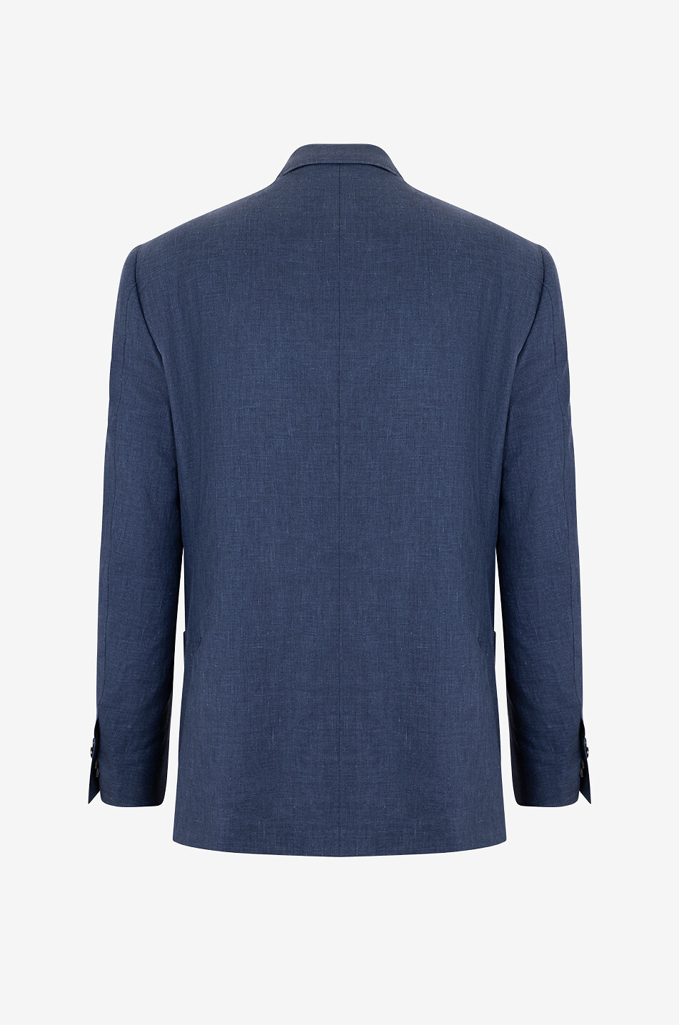 CORNELIANI Einreihiger Blazer aus Schurwolle Leinen und Seide Herren DUNKELBLAU 2