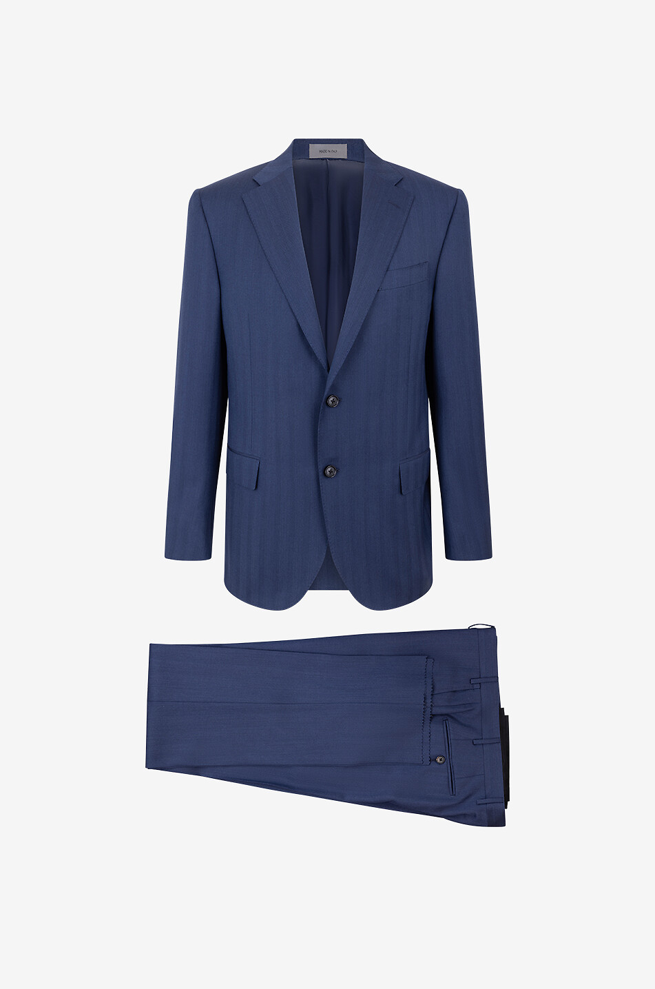 Herringbone virgin wool suit