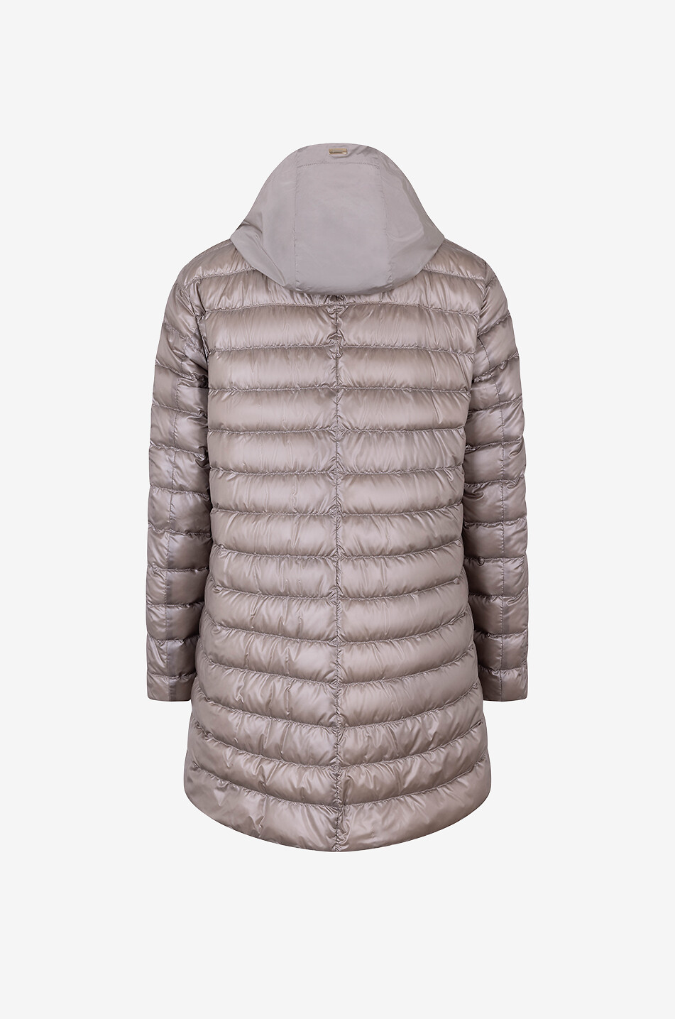 HERNO Leichte gesteppte Daunenjacke mit Kapuze Damen DUNKELBRAUN 2