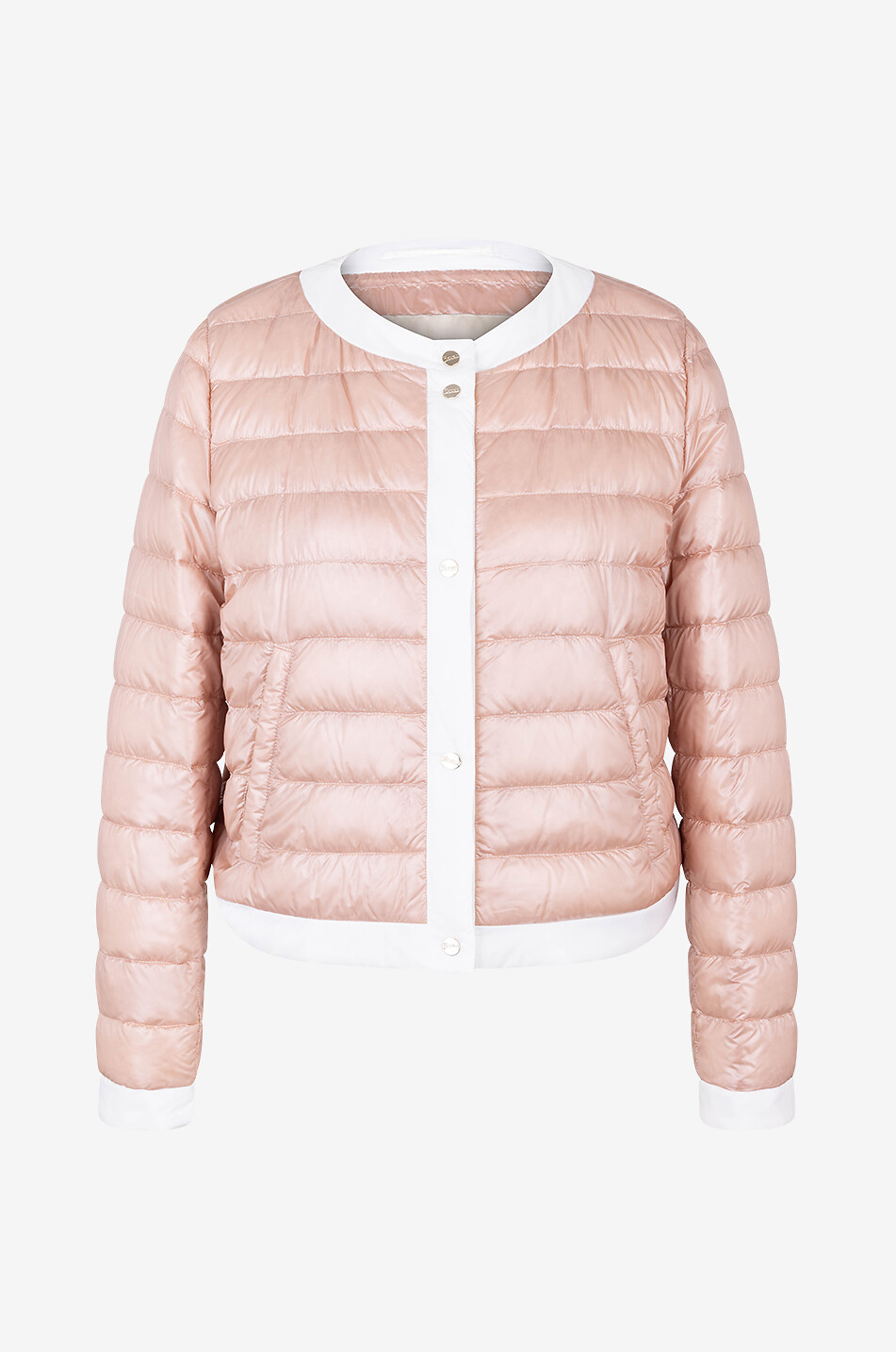 HERNO Suit fit bicolour down jacket Women PINK 1
