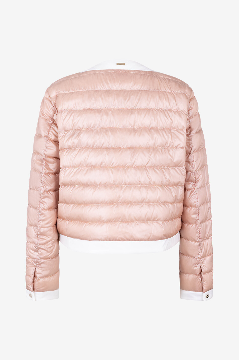 HERNO Suit fit bicolour down jacket Women PINK 2