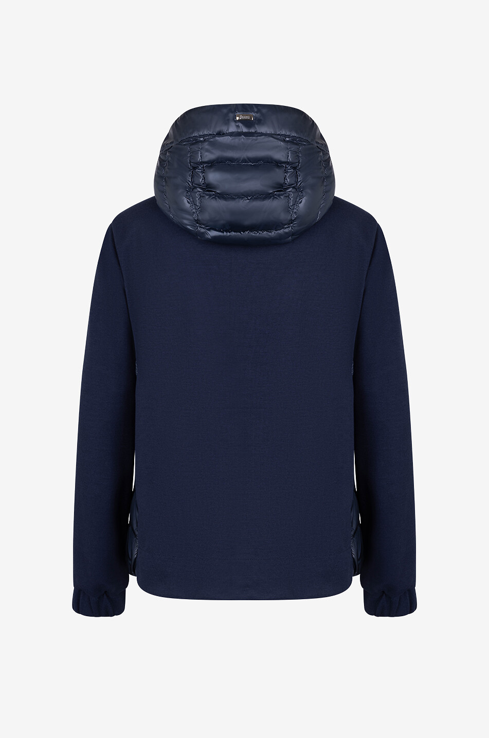 Cardigan mit Daunenteilenund Kapuze