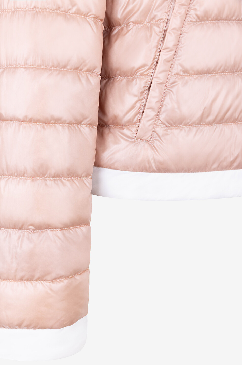 HERNO Suit fit bicolour down jacket Women PINK 8