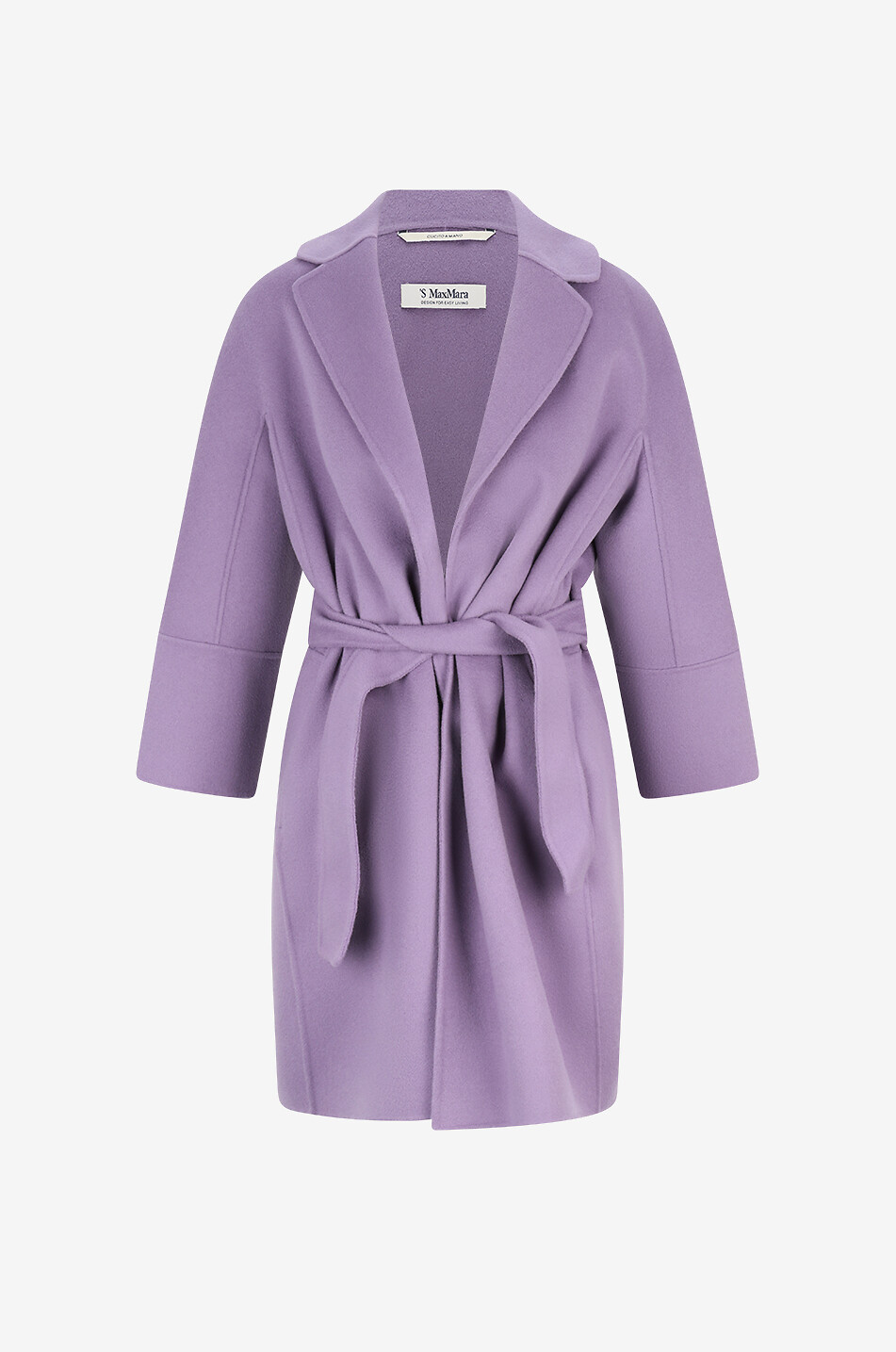 'S MAX MARA Doppellagiger Wollmantel mit Gürtel Arona Damen VIOLETT 1