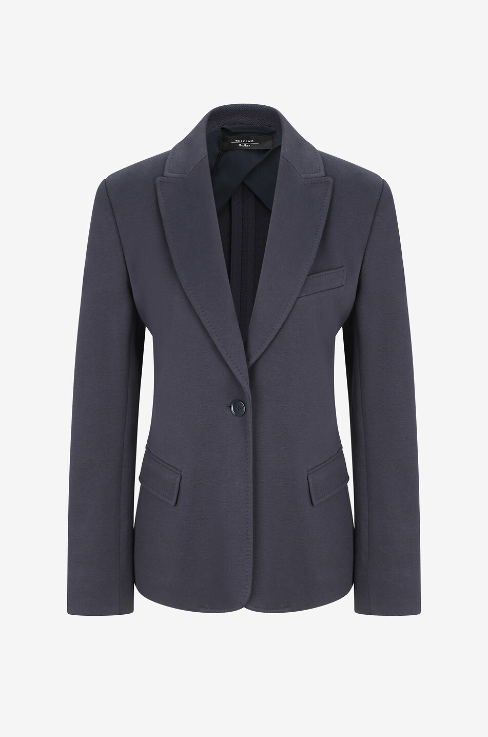 Rosetta single-breasted jersey piqué blazer