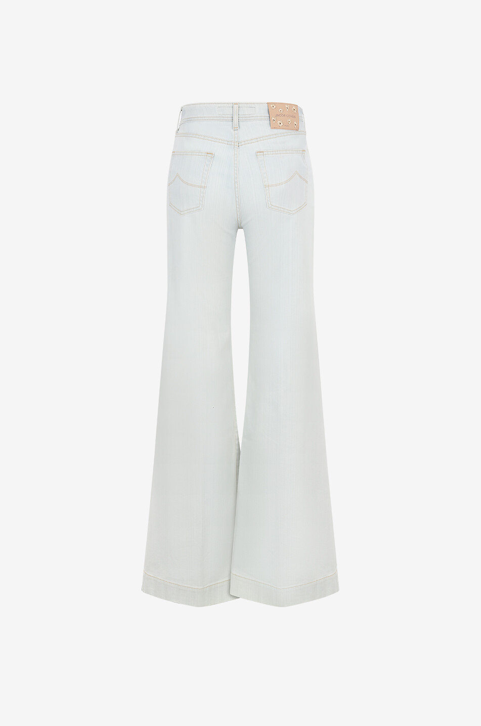 JACOB COHEN Jean large en coton Jackie Femme BLEU 2