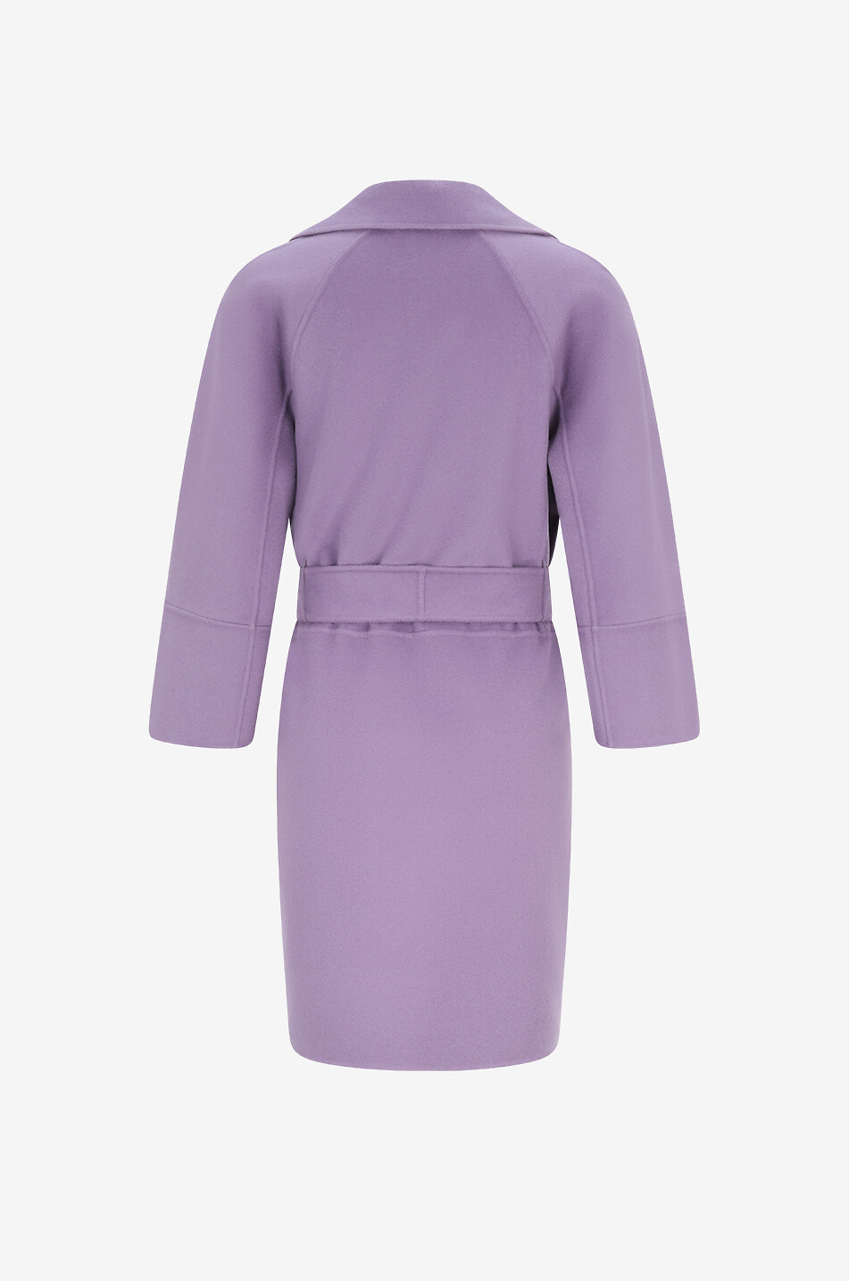 Doppellagiger Wollmantel mit Gürtel Arona