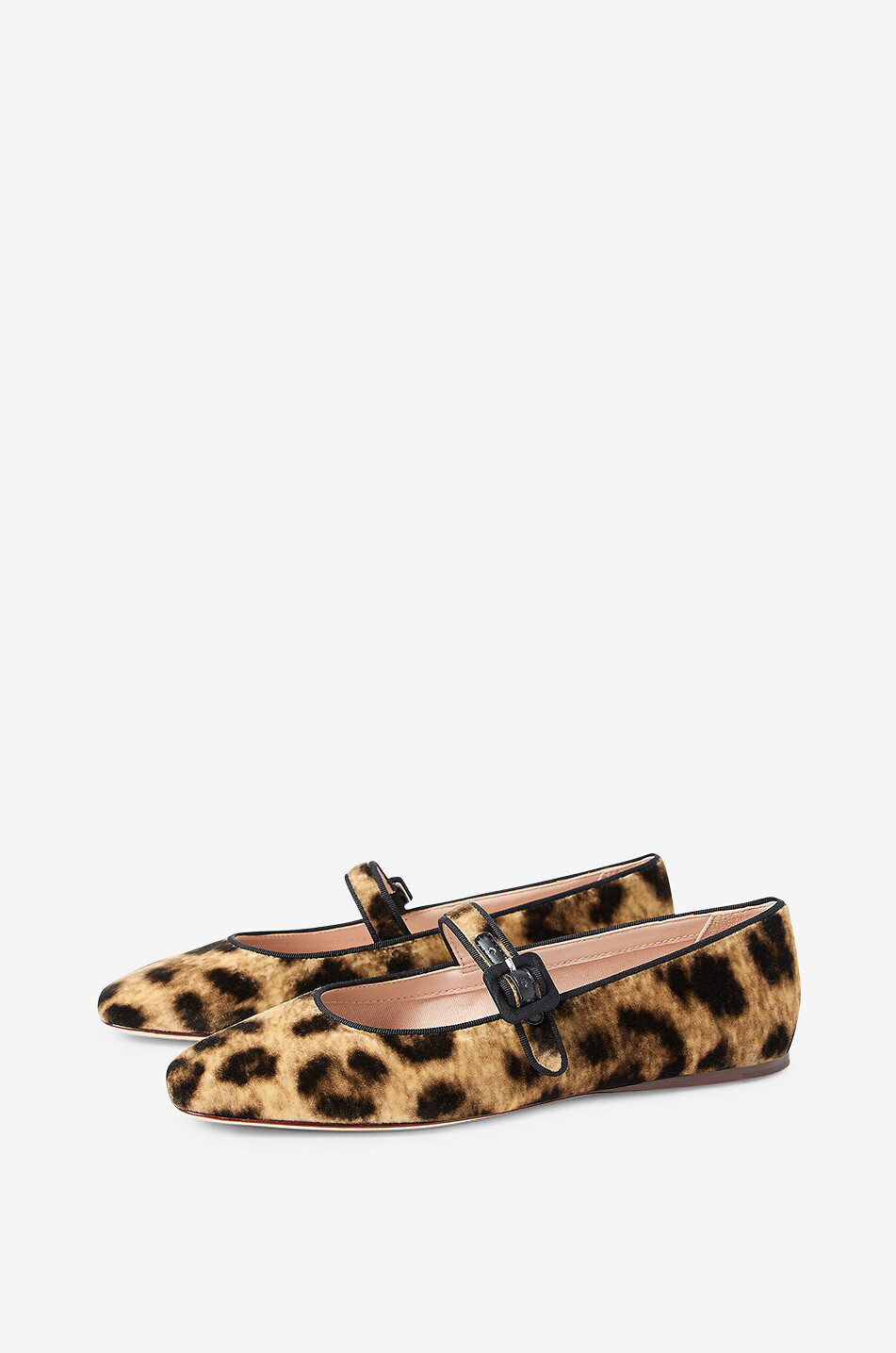 LOEFFLER RANDALL Riemchenballerinas aus Stoff Ginger Damen Braun 4