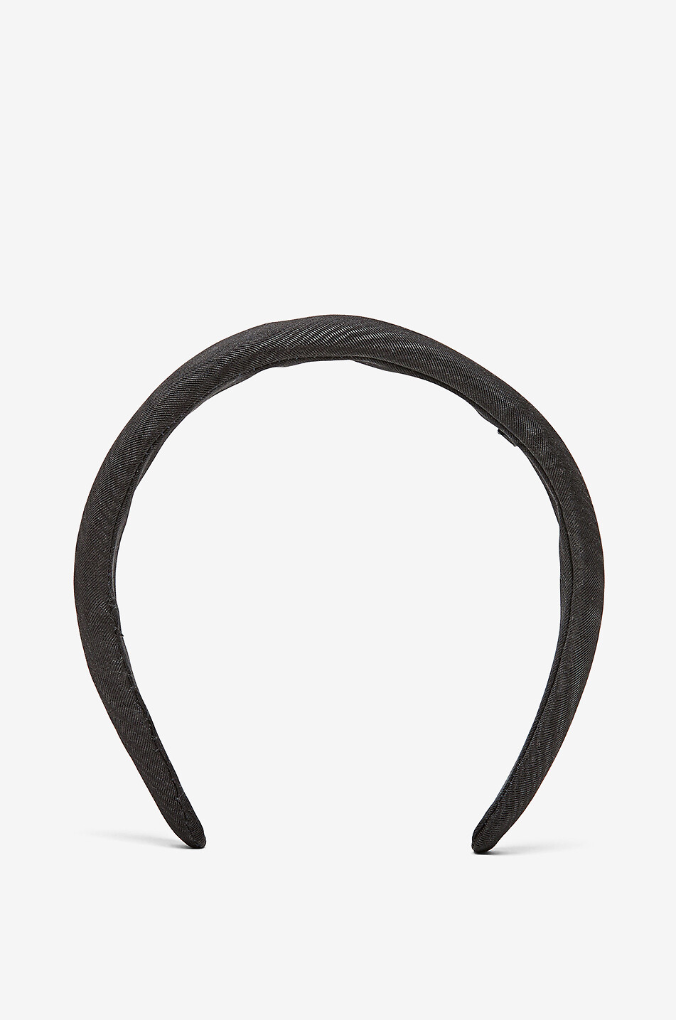 LOEFFLER RANDALL Serre-tête en sergé scintillant Marina Femme NOIR 1