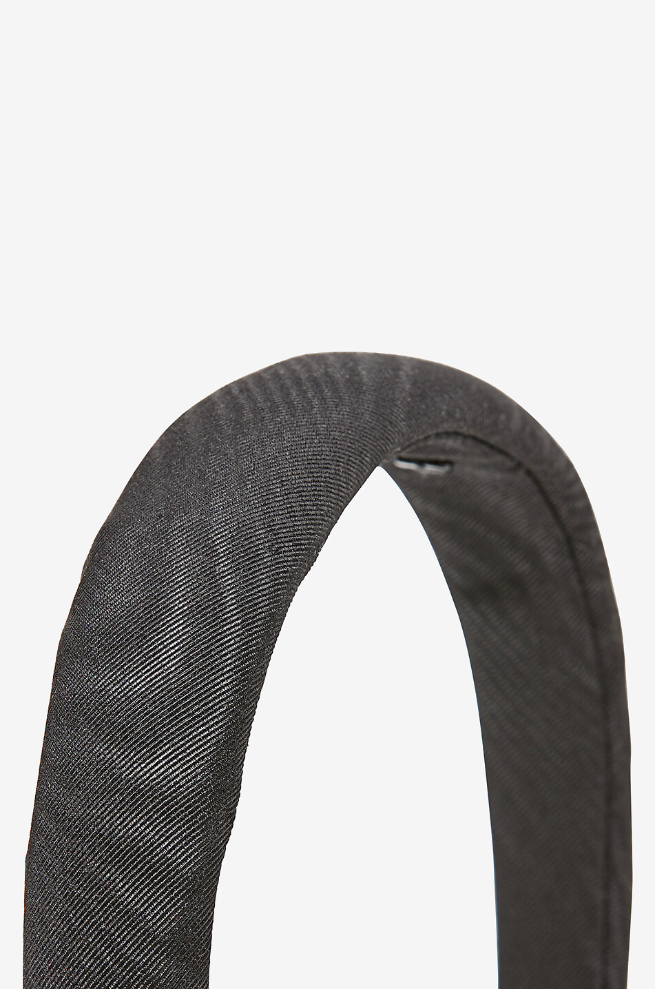 LOEFFLER RANDALL Serre-tête en sergé scintillant Marina Femme NOIR 3