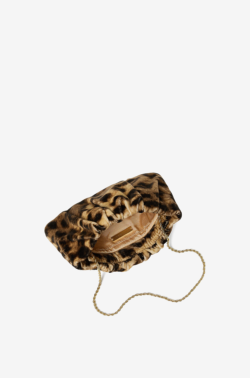 LOEFFLER RANDALL Serena leopard printed pouch Women BROWN 4