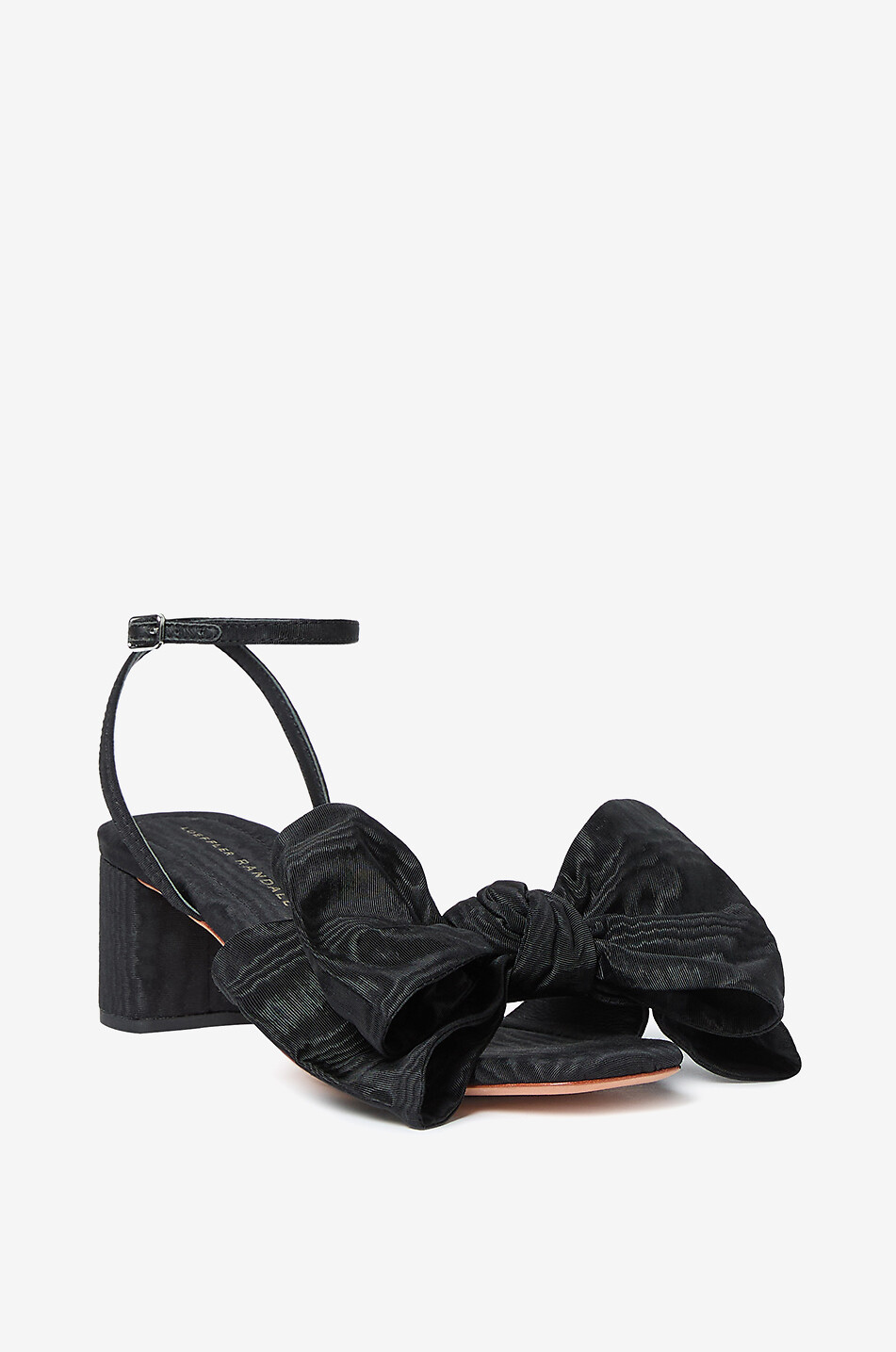 LOEFFLER RANDALL Sandalen aus Moiré-Stoff Carmen 50 Damen SCHWARZ 1