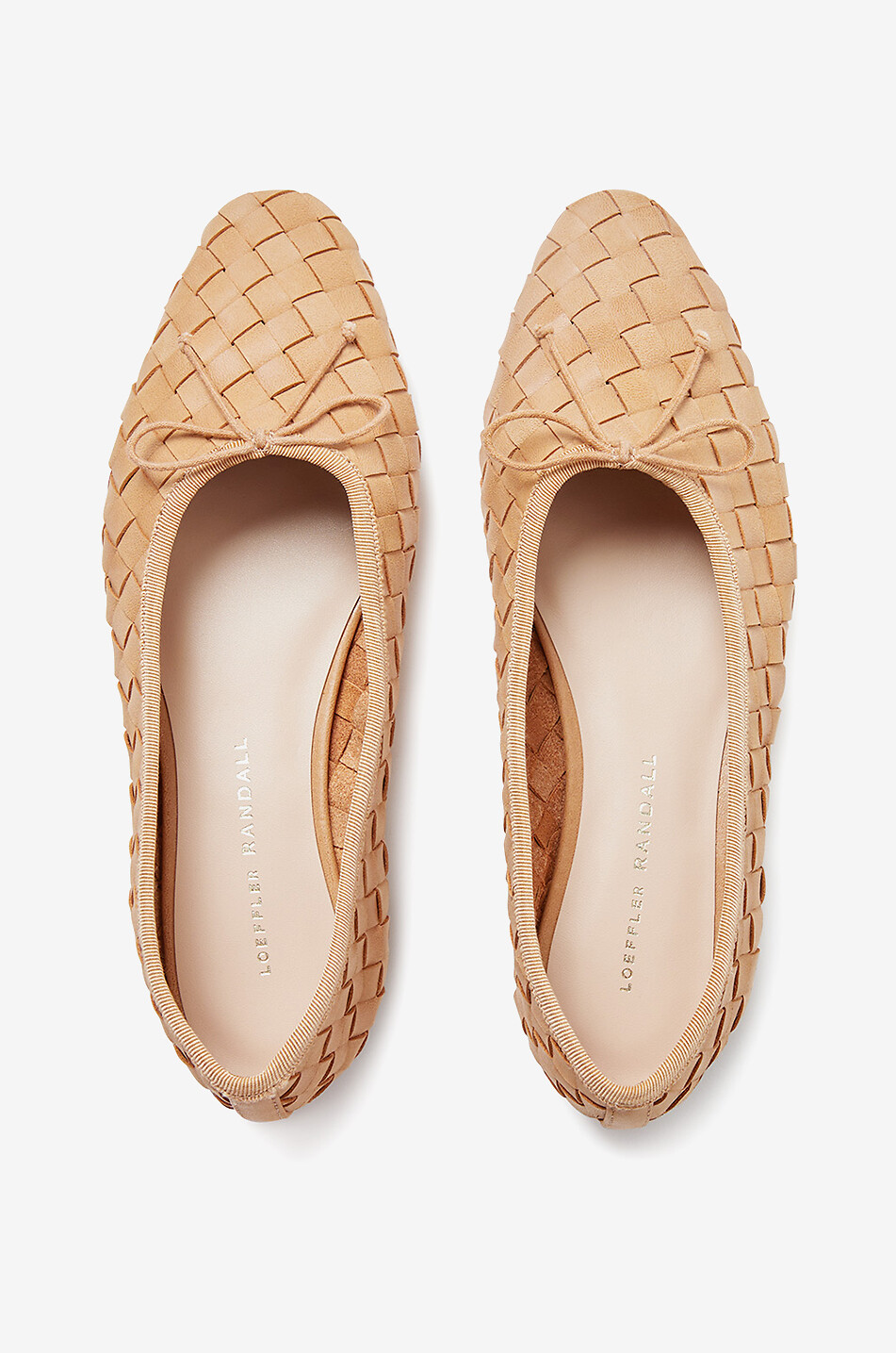 LOEFFLER RANDALL Flecht-Ballerinas aus Rindsleder Landry Damen BEIGE 5