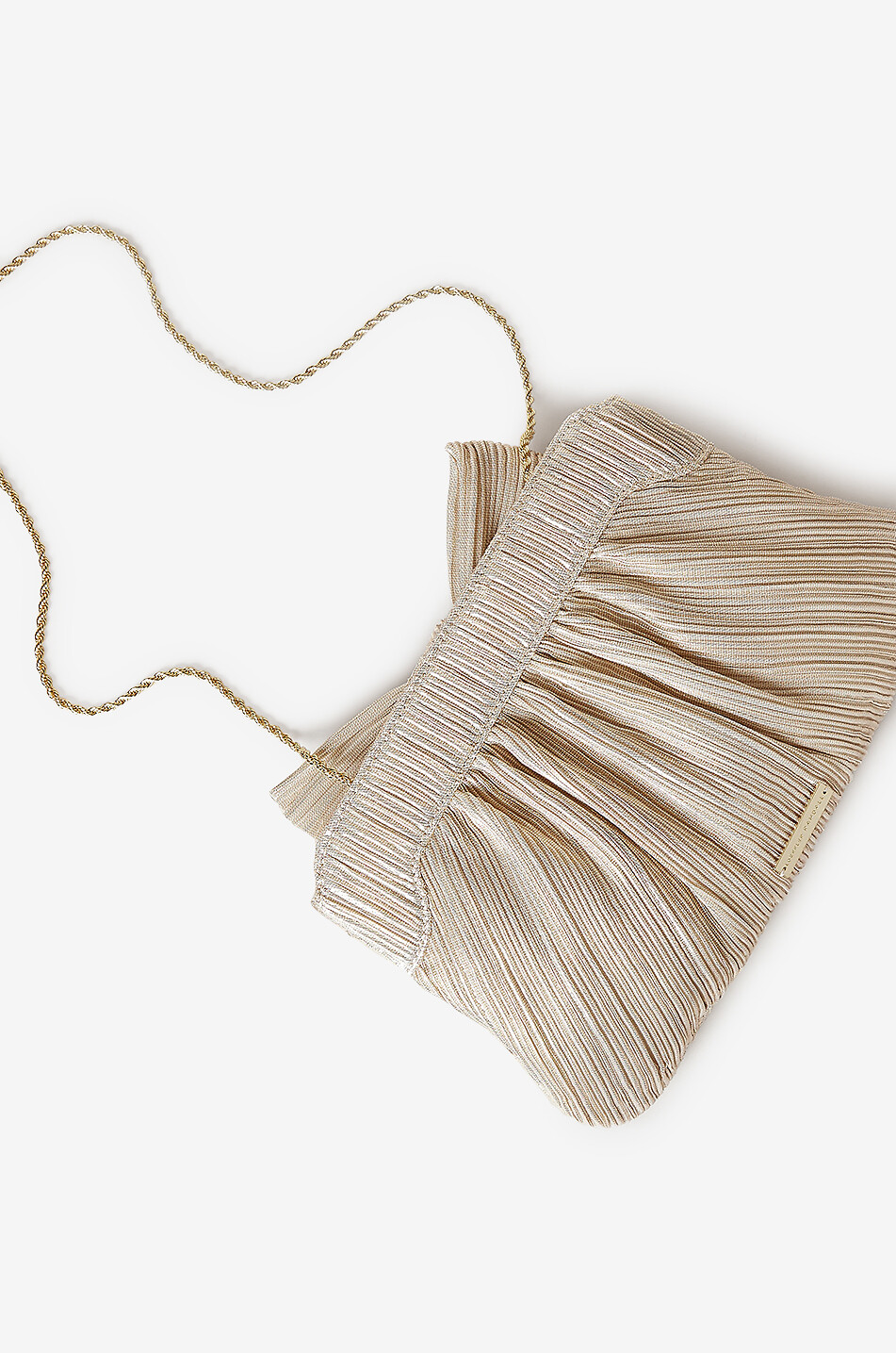 Lurex-Clutch mit Schleife Rayne