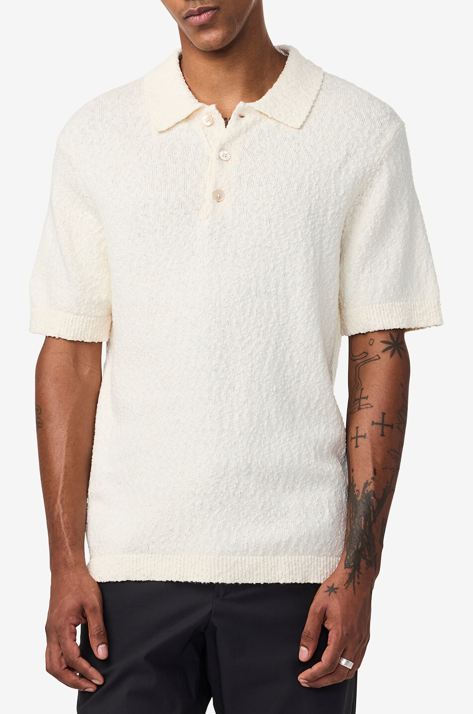 NN07 Kurzärmeliges Polohemd aus Baumwolle Randy Herren BEIGE 4