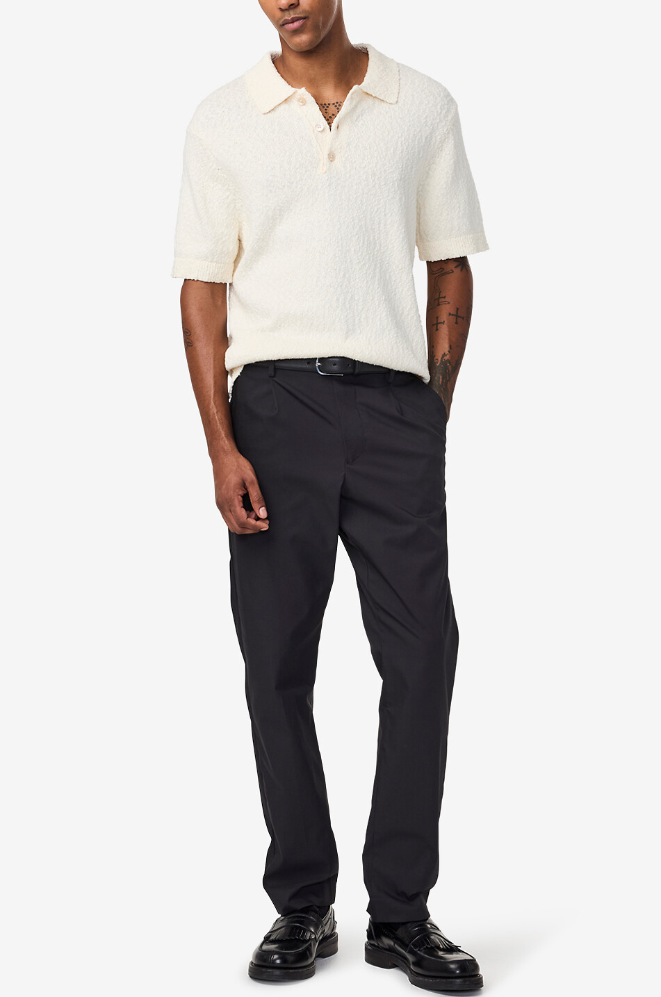 NN07 Kurzärmeliges Polohemd aus Baumwolle Randy Herren BEIGE 2
