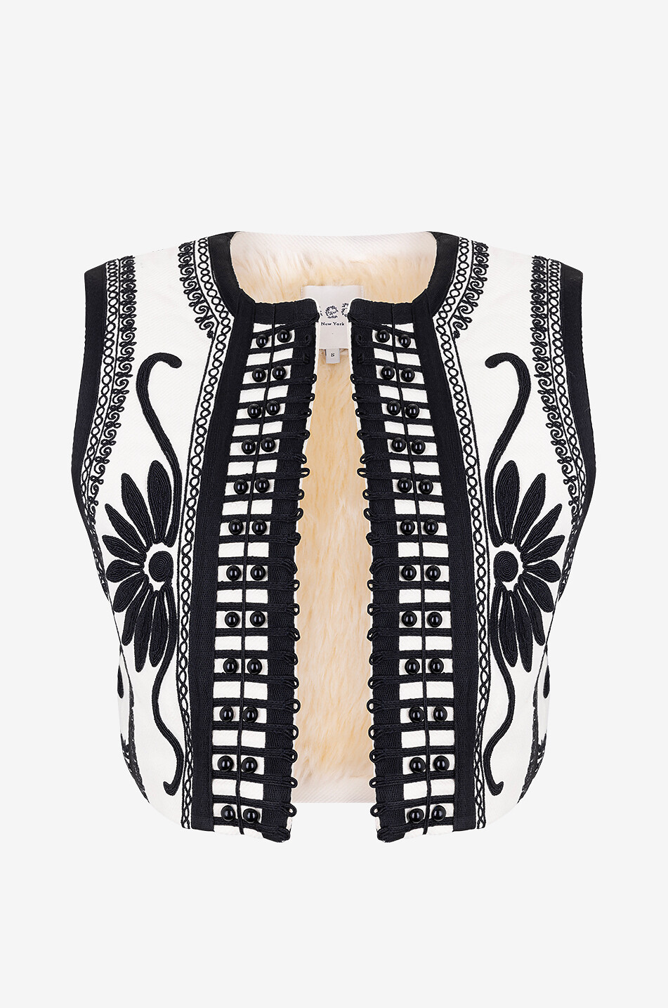 Gilet en coton brodé Ambrose