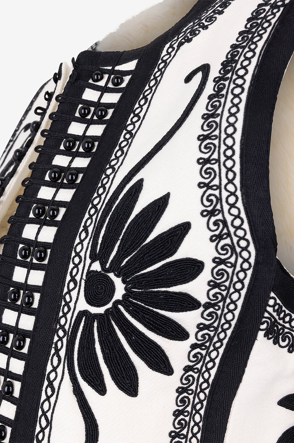 SEA Gilet en coton brodé Ambrose Femme MULTICOLORE 3