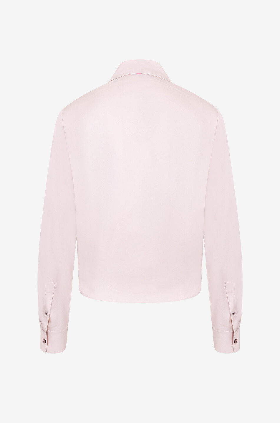 THEORY Lapel Wrap sil blouse Women LIGHT PINK 2
