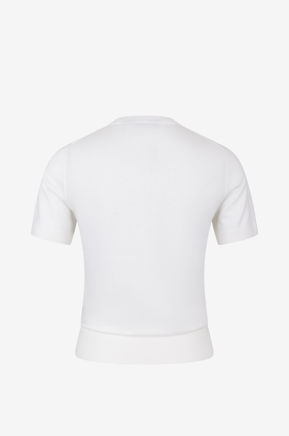 THEORY Kurzärmeliges T-Shirt aus Wolle Regal Damen CREMEFARBEN 2