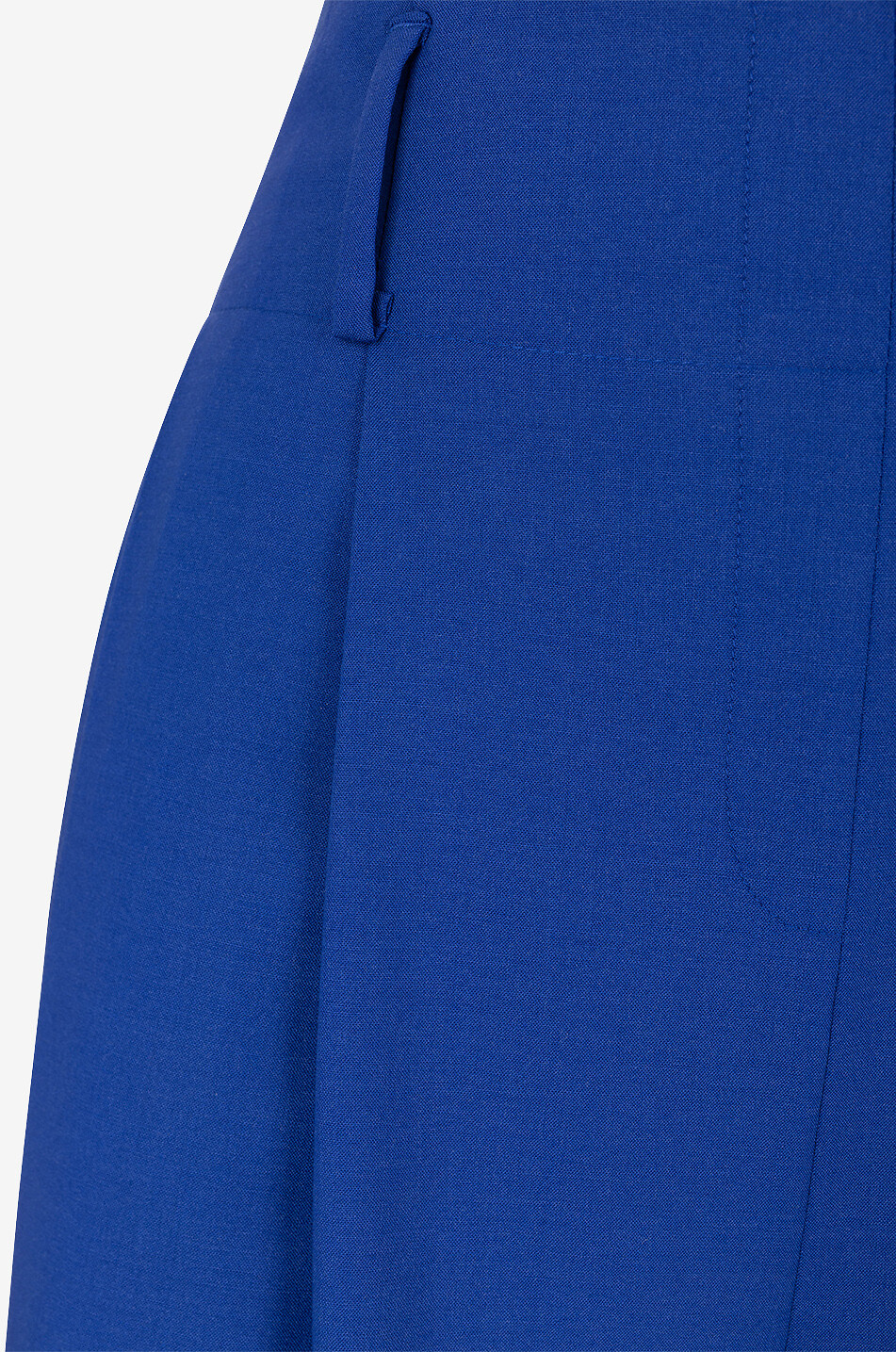 AKRIS PUNTO Pantalon large en laine vierge Florina Femme BLEU MOYEN 3