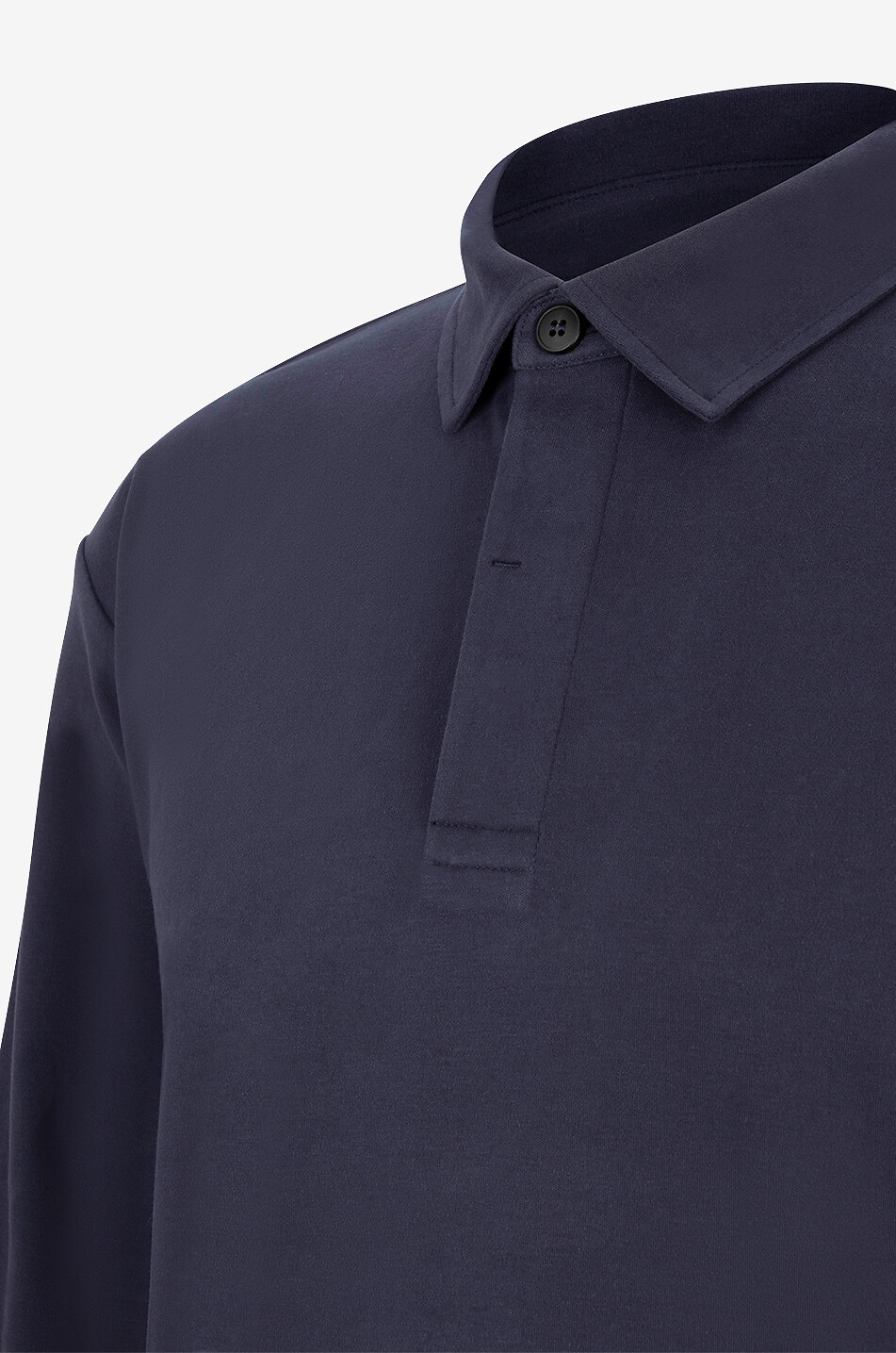 SUNSPEL Polohemd aus gebürstetem Jersey Heavyweight Rugby Herren DUNKELBLAU 7