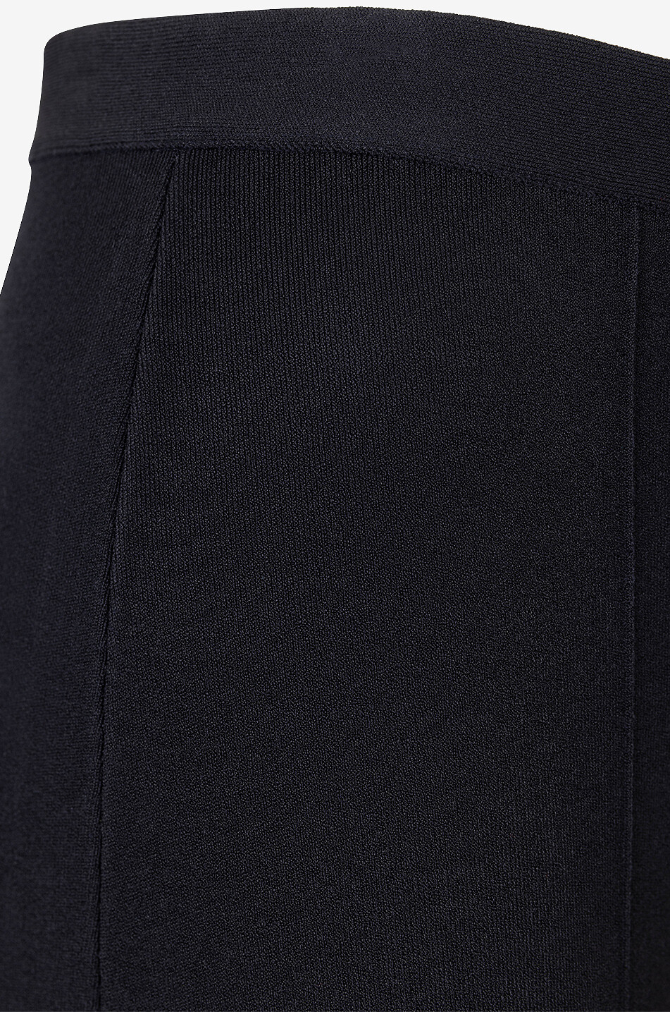 Weite Jersey-Hose mit hoher Taille