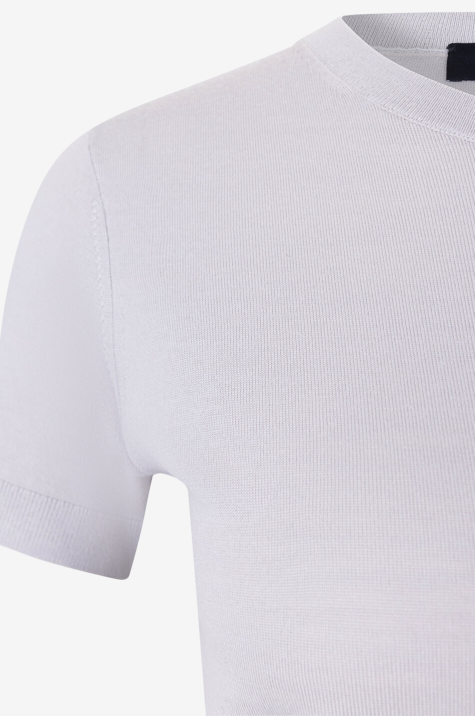 THEORY Kurzärmeliges T-Shirt aus Wolle Regal Damen HELLGRAU 3