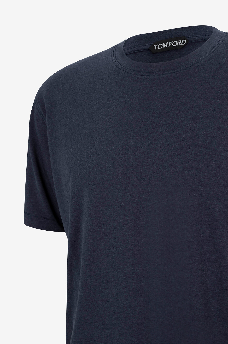 TOM FORD Fluid jersey short-sleeved crewneck T-shirt Men DARK BLUE 3