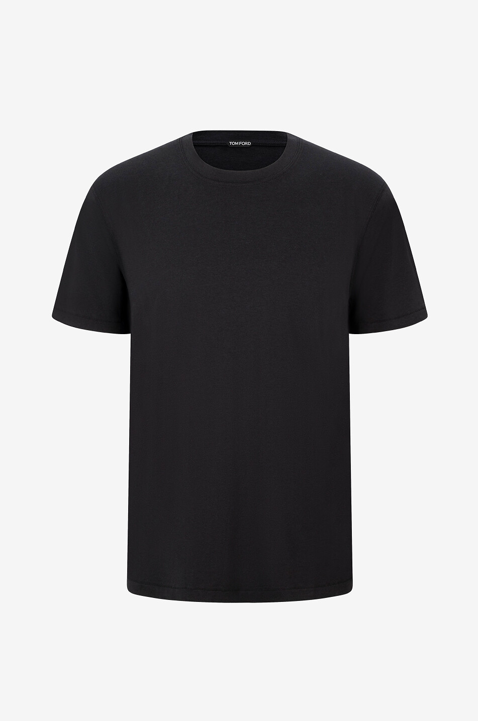 TOM FORD Fliessendes Jersey-Kurzarm-Rundhals-T-Shirt Herren SCHWARZ 1