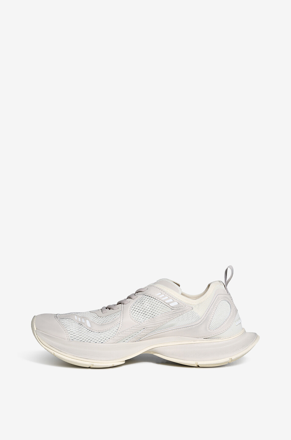 BALENCIAGA Baskets basses en mesh Circuit Homme BEIGE 3