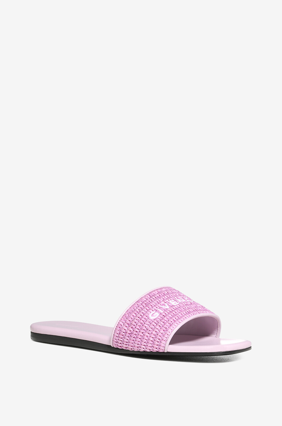 4G flat raffia slides