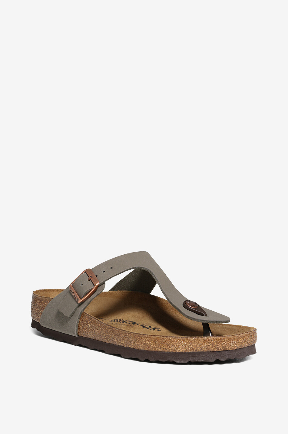 BIRKENSTOCK Zehensandalen aus Birko-Flor Gizeh Damen GRAU 1