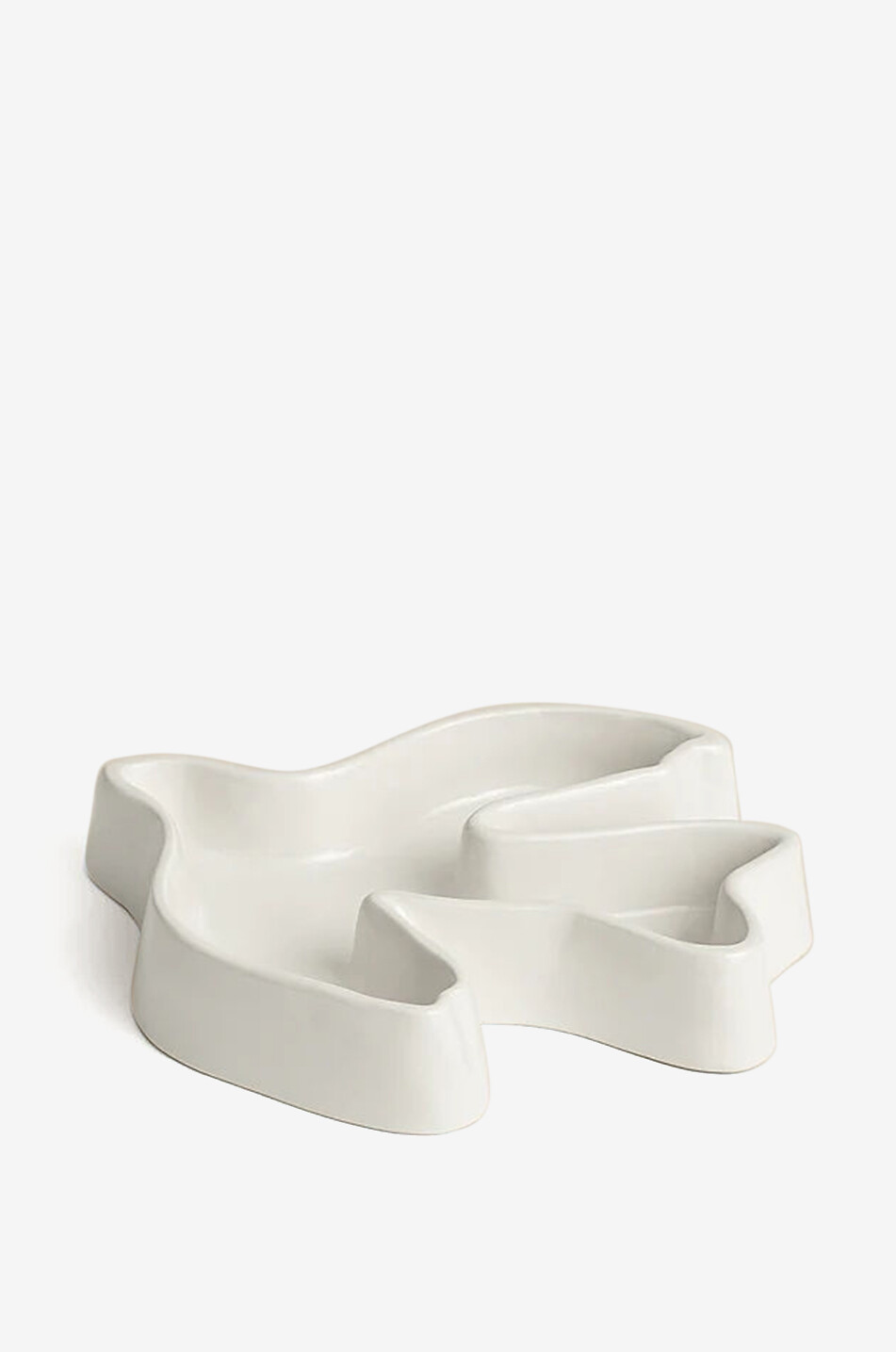 TRESSE PARIS Dova dove-shaped stoneware trinket tray Home WHITE 2