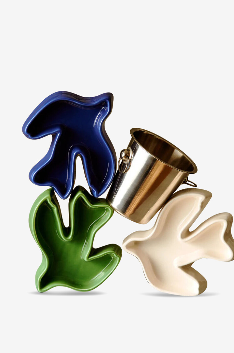 TRESSE PARIS Vide-poche en grès colombe Dova Maison VERT 3