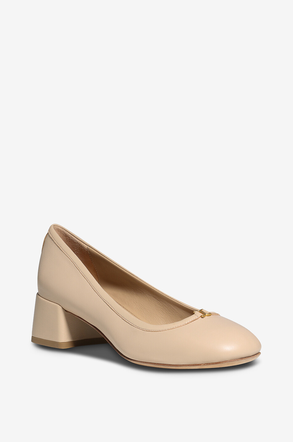 CHLOE Marcie 45 leather pumps Women BEIGE 1