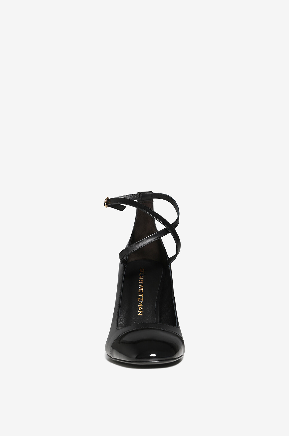 STUART WEITZMAN Riemchenpumps aus Glattleder Eden 85 Damen SCHWARZ 2