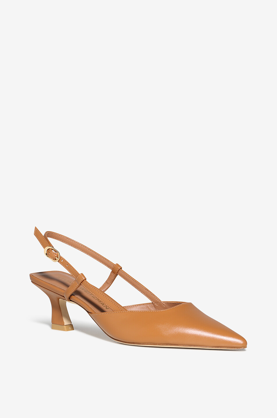 STUART WEITZMAN Slingback-Pumps aus Glattleder Vinnie 50 Damen [akeneo-beigefonce] 1