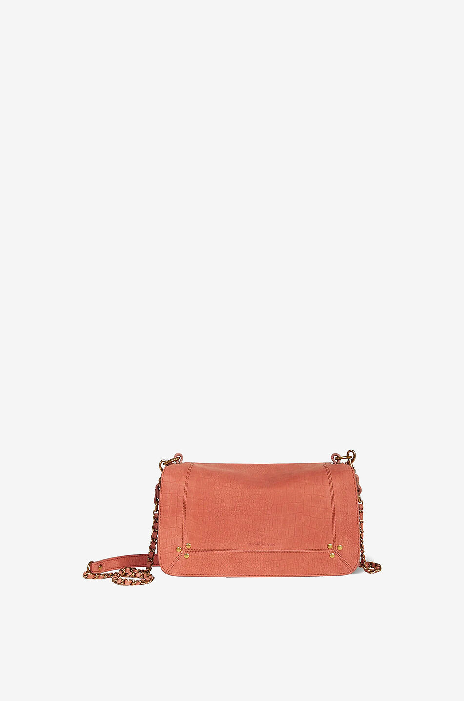 JEROME DREYFUSS Schultertasche aus Leder in Krokooptik Bobi Damen DUNKELORANGE 1