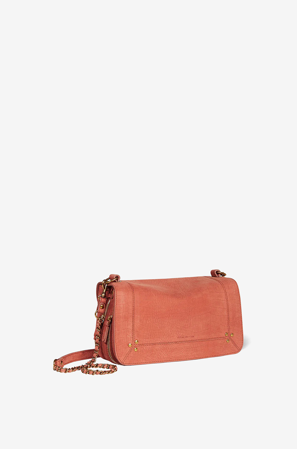 JEROME DREYFUSS Schultertasche aus Leder in Krokooptik Bobi Damen DUNKELORANGE 2