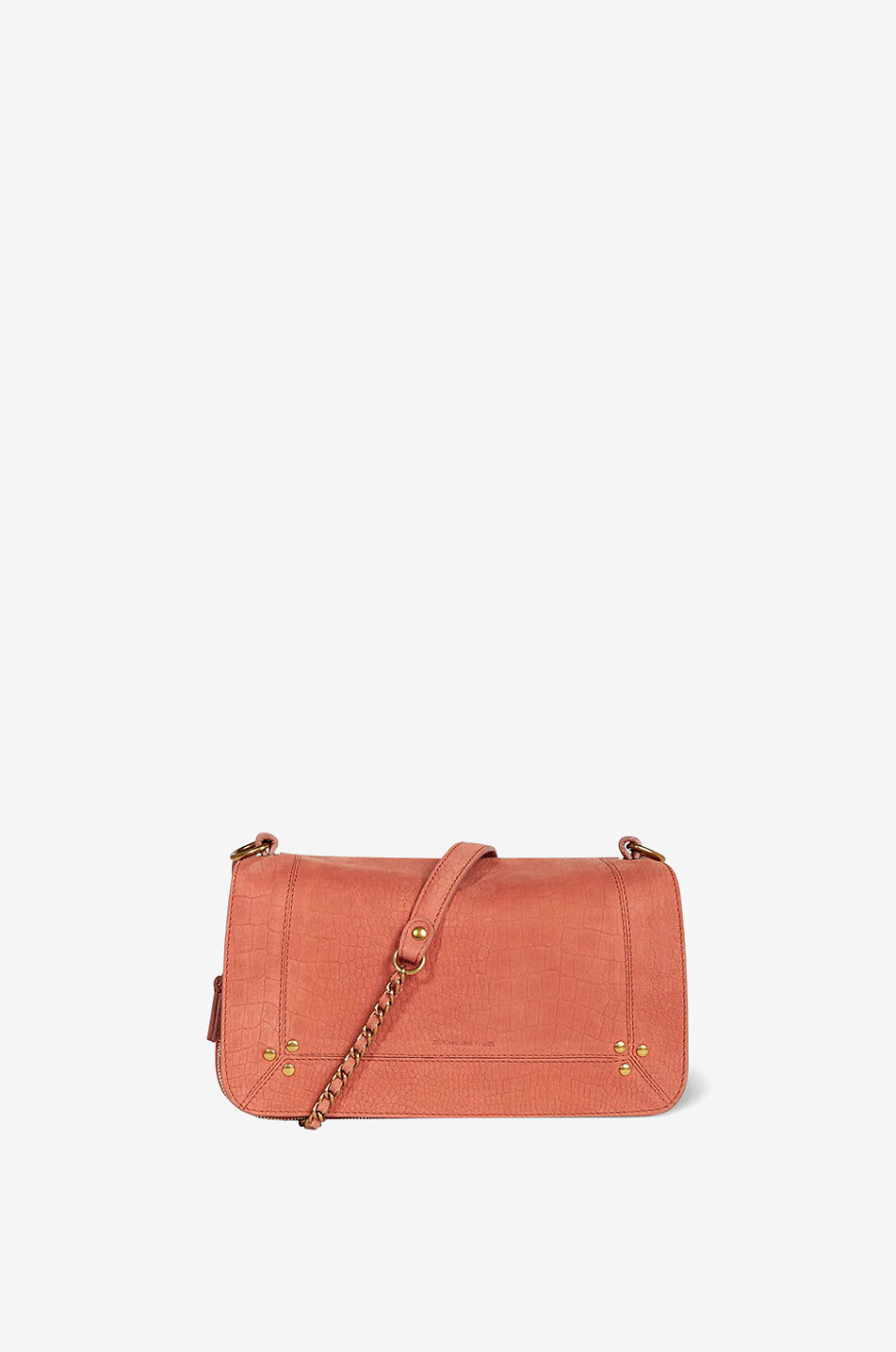 JEROME DREYFUSS Schultertasche aus Leder in Krokooptik Bobi Damen DUNKELORANGE 4